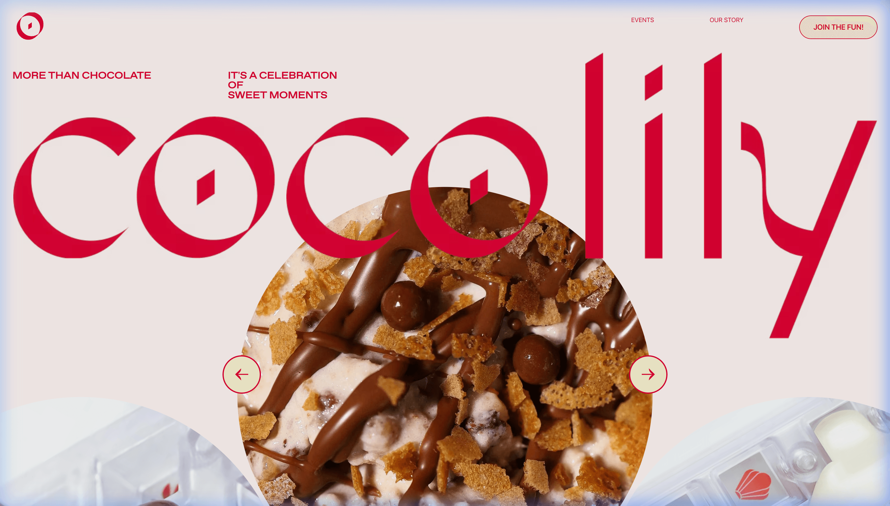 Project screenshot of COCOLILY — Web development project by Gung Andre